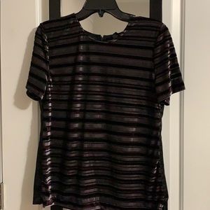 ANN TAYLOR VELVET SHIRT